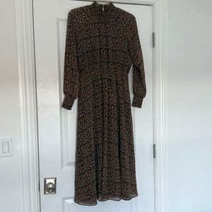 MADEWELL PRINTED MIDI DRESS